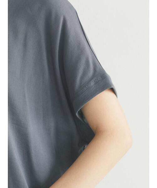 CRAFT STANDARD BOUTIQUE（クラフトスタンダードブティック）の「シアーTブラウスチュニック　＊（Tシャツ/カットソー・レディース・チャコールグレー/ベージュ/サックスブルー/アイボリー・FREE）」の22枚目の写真