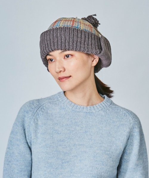 OVERRIDE（オーバーライド）の「OVERRIDE GUIDE WATCH TIBET（ニットキャップ/ビーニー・レディース・ブラック/レッド/ブラウン/ブルー/ライトベージュ・M/57.5cm）」の15枚目の写真
