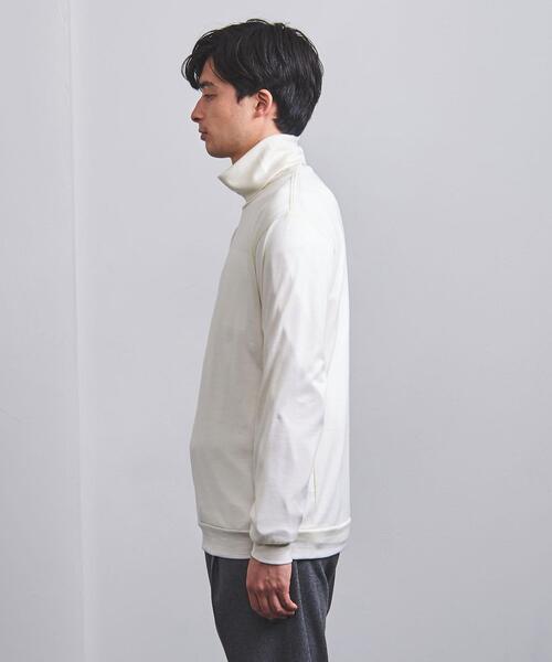 K ITO（ケーイトウ）の「＜K ITO（ケー・イトウ）＞ ウールテンジク タートルネック（Tシャツ/カットソー・メンズ・オフホワイト/ダークグレー・3/2/1）」の11枚目の写真