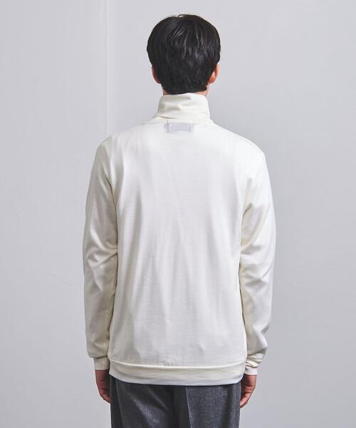 K ITO（ケーイトウ）の「＜K ITO（ケー・イトウ）＞ ウールテンジク タートルネック（Tシャツ/カットソー・メンズ・オフホワイト/ダークグレー・3/2/1）」の12枚目の写真