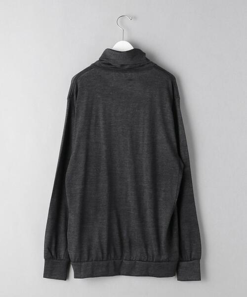 K ITO（ケーイトウ）の「＜K ITO（ケー・イトウ）＞ ウールテンジク タートルネック（Tシャツ/カットソー・メンズ・オフホワイト/ダークグレー・3/2/1）」の16枚目の写真