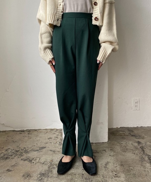 CAPRICIEUX LE'MAGE（カプリシューレマージュ）の「2WAYフレアパンツ（その他パンツ・レディース・ブラック/グリーン・38/36）」の20枚目の写真