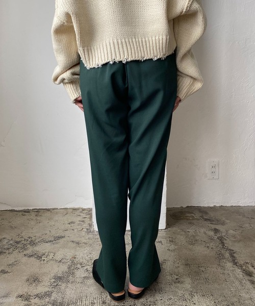 CAPRICIEUX LE'MAGE（カプリシューレマージュ）の「2WAYフレアパンツ（その他パンツ・レディース・ブラック/グリーン・38/36）」の12枚目の写真