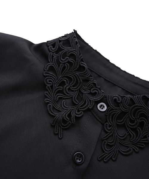 Narcissus（ナルシス）の「【Narcissus】エレガントつけ襟（付け襟・レディース・ホワイト/ブラック・FREE）」の9枚目の写真