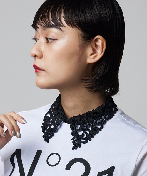 Narcissus（ナルシス）の「【Narcissus】エレガントつけ襟（付け襟・レディース・ホワイト/ブラック・FREE）」の5枚目の写真