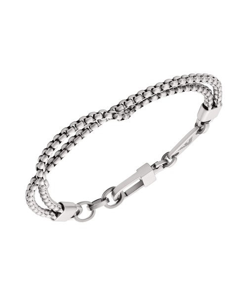 EMPORIO ARMANI（エンポリオアルマーニ）の「BRACELET EGS2805040（ブレスレット・メンズ・シルバー・FREE）」の4枚目の写真