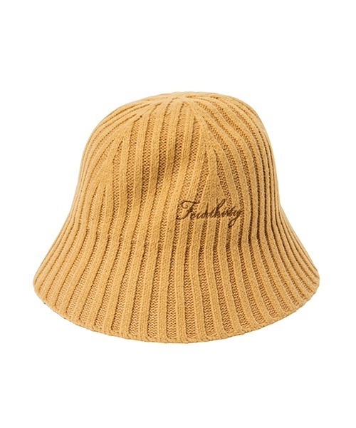 430（フォーサーティ）の「【430】RIB KNIT HAT（ハット・メンズ・ブラック/アイボリー/ベージュ/オレンジ・FREE）」の4枚目の写真