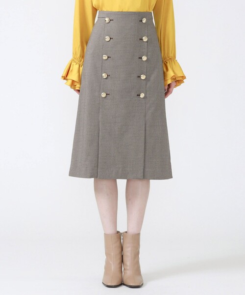 LOVELESS（ラブレス）の「ガンクラブタイトスカート（スカート・レディース・ブラウン・36/34）」の9枚目の写真