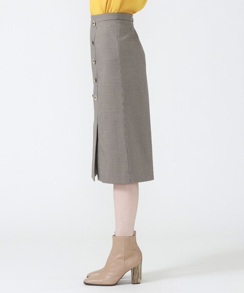 LOVELESS（ラブレス）の「ガンクラブタイトスカート（スカート・レディース・ブラウン・36/34）」の3枚目の写真