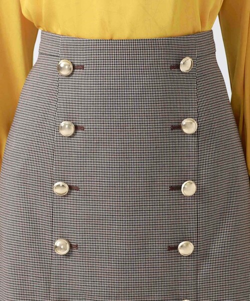 LOVELESS（ラブレス）の「ガンクラブタイトスカート（スカート・レディース・ブラウン・36/34）」の11枚目の写真