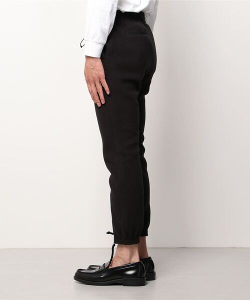 YSTRDY's TMRRW（イエスタデイズトゥモロー）の「【YSTRDY’s TMRRW】FLEECE RIBBED PACIFISM EASY PANTS（その他パンツ・メンズ・ブラック・SMALL）」の3枚目の写真