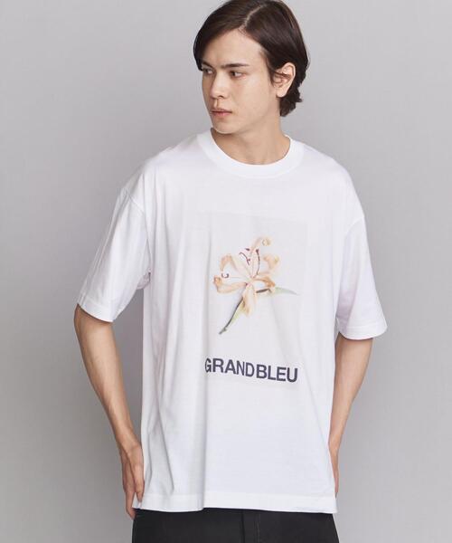 BEAUTY&YOUTH UNITED ARROWS(ビューティーアンドユースユナイテッドアローズ)の「BY GRAND BLEU TEE/Tシャツ(Tシャツ/カットソー・メンズ・ホワイト/ベージュ・S/M/XL/L)」の1枚目の写真