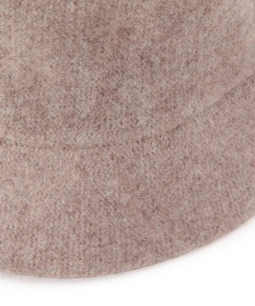 VIS(ビス)の「あったか素材の起毛バケットハット(ハット・レディース・ベージュ/ブラック・FREE)」の8枚目の写真