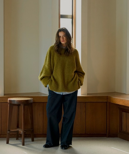 soerte(ソエルテ)の「Wide straight denim pants / ワイドストレートデニムパンツ(デニムパンツ・メンズ・インディゴブルー・1/2/0/3)」の16枚目の写真