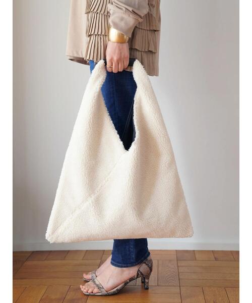 AMERICAN HOLIC（アメリカンホリック）の「【WEB限定】ボアトート（トートバッグ・レディース・ブラック/モカ/キャメル・FREE）」の8枚目の写真