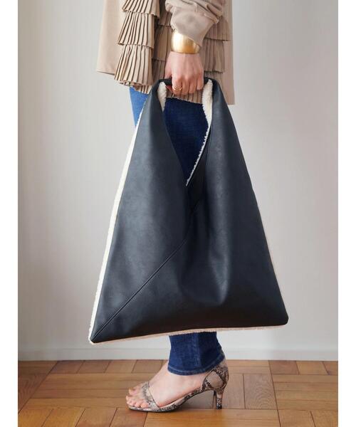 AMERICAN HOLIC（アメリカンホリック）の「【WEB限定】ボアトート（トートバッグ・レディース・ブラック/モカ/キャメル・FREE）」の9枚目の写真