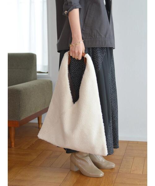 AMERICAN HOLIC（アメリカンホリック）の「【WEB限定】ボアトート（トートバッグ・レディース・ブラック/モカ/キャメル・FREE）」の15枚目の写真