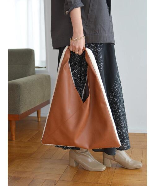 AMERICAN HOLIC（アメリカンホリック）の「【WEB限定】ボアトート（トートバッグ・レディース・ブラック/モカ/キャメル・FREE）」の16枚目の写真