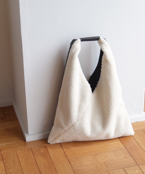 AMERICAN HOLIC（アメリカンホリック）の「【WEB限定】ボアトート（トートバッグ・レディース・ブラック/モカ/キャメル・FREE）」の2枚目の写真