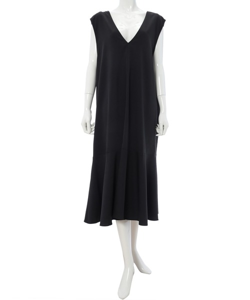 fifth（フィフス）の「Vネックマーメイドジャンスカ（ワンピース・レディース・グレイッシュベージュ/ブラック・MEDIUM）」の7枚目の写真