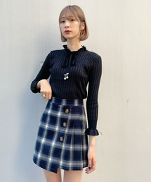 titty＆Co. PETIT | 【titty&Co.PETIT】サイドプリーツチェックスカパン(スカート)