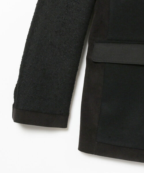 International Gallery BEAMS（インターナショナルギャラリービームス）の「IG / コンビネーションジャケット B（テーラードジャケット・メンズ・ブラック・MEDIUM）」の4枚目の写真