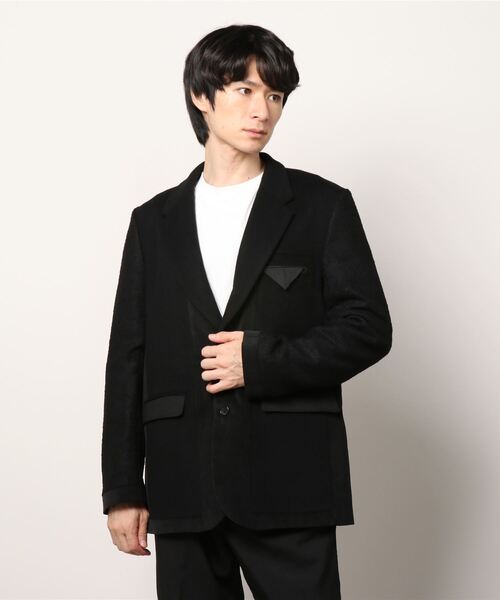 International Gallery BEAMS（インターナショナルギャラリービームス）の「IG / コンビネーションジャケット B（テーラードジャケット・メンズ・ブラック・MEDIUM）」の9枚目の写真