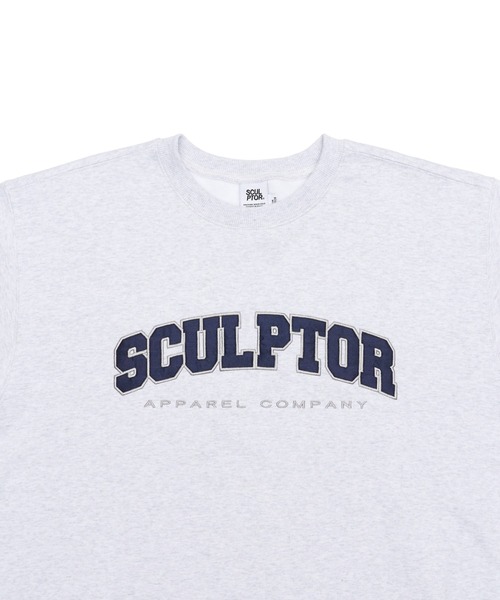 SCULPTOR（スカルプター）の「CLASSIC VARSITY SWEATSHIRT/クラシックバーシティスウェット（スウェット・レディース・ライトグレー/ダークブラウン/ネイビー/ブラック/アイボリー・LARGE/MEDIUM）」の19枚目の写真