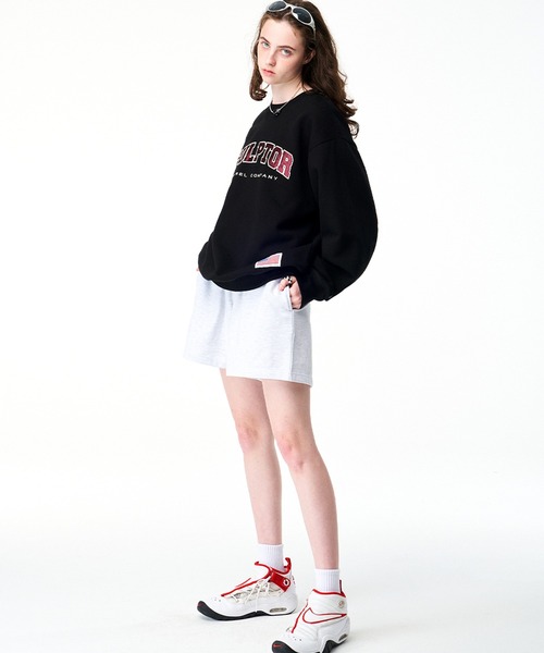 SCULPTOR（スカルプター）の「CLASSIC VARSITY SWEATSHIRT/クラシックバーシティスウェット（スウェット・レディース・ライトグレー/ダークブラウン/ネイビー/ブラック/アイボリー・LARGE/MEDIUM）」の17枚目の写真