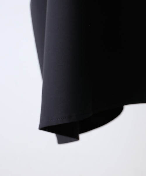 BEARDSLEY（ビアズリー）の「卒入園などの行事にも。身幅たっぷりでも広がらない袖パフBIGワンピース（ワンピース・レディース・ブラック・FREE）」の6枚目の写真