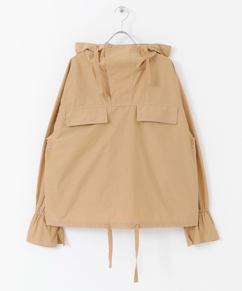 KBF（ケイビーエフ）の「アノラックシャツ（シャツ/ブラウス・レディース・ライトベージュ/キャメル/ネイビー・ONE）」の12枚目の写真