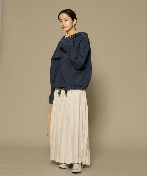 KBF（ケイビーエフ）の「アノラックシャツ（シャツ/ブラウス・レディース・ライトベージュ/キャメル/ネイビー・ONE）」の17枚目の写真