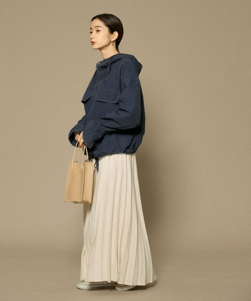 KBF（ケイビーエフ）の「アノラックシャツ（シャツ/ブラウス・レディース・ライトベージュ/キャメル/ネイビー・ONE）」の18枚目の写真