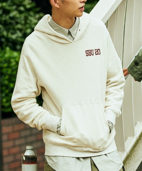 FIDELITY(フィデリティ)の「SBU20 HOODIE / フーディー / パーカー(パーカー・メンズ・カーキ/グレー/ネイビー/キナリ・MEDIUM/LARGE)」の2枚目の写真