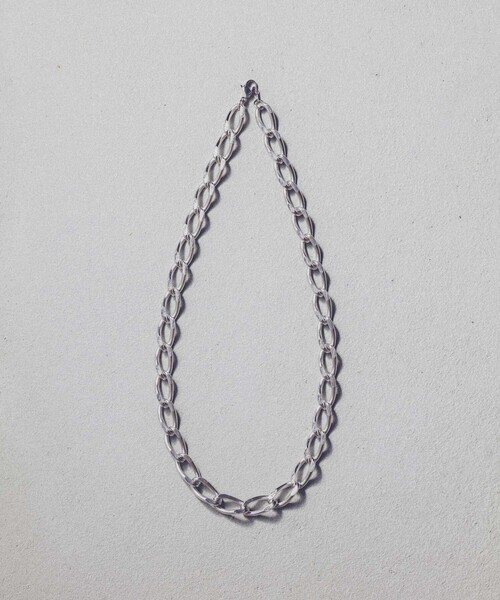 and cloud(アンドクラウド)の「Curb Chain Necklace S(ネックレス・レディース・ブラック/シルバー/イエローゴールド・FREE)」の4枚目の写真
