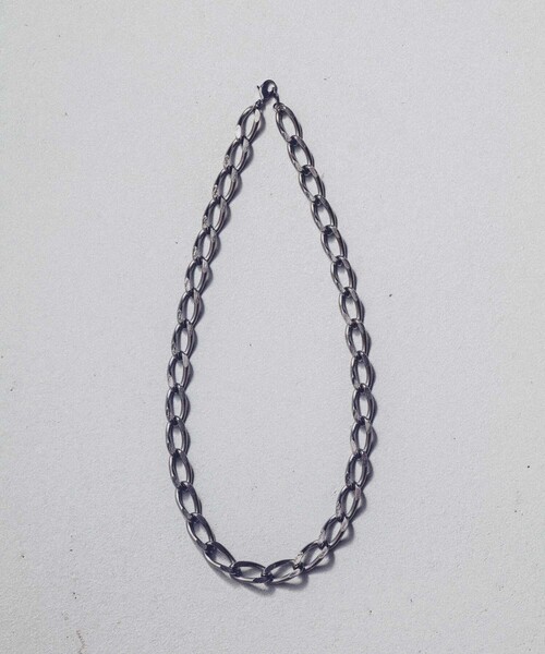 and cloud(アンドクラウド)の「Curb Chain Necklace S(ネックレス・レディース・ブラック/シルバー/イエローゴールド・FREE)」の17枚目の写真