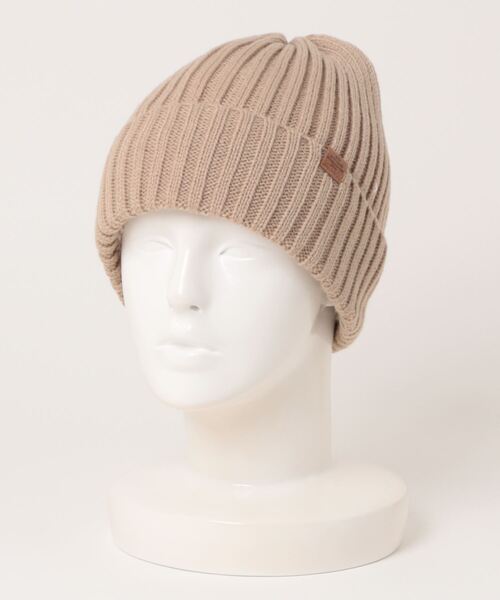 polcadot（ポルカドット）の「RIB BORE WATCH／リブボア ニットワッチ（ニットキャップ/ビーニー・レディース・ベージュ/ブラック/グレー/ブラウン/カーキ/グリーン/ホワイト/パープル/ライトベージュ/アイボリー/レッド/ブルー・FREE）」の22枚目の写真