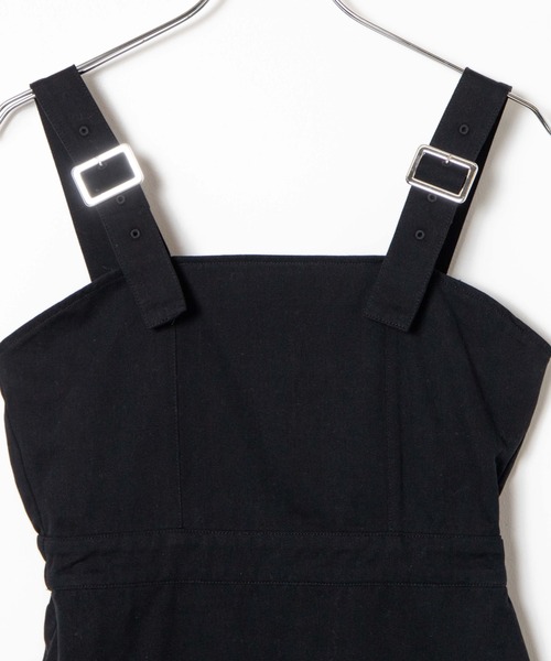 WEGO（ウィゴー）の「WEGO/バックルタイトジャンスカ（ジャンパースカート・レディース・ブラック・FREE）」の14枚目の写真