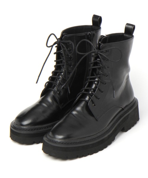PBLIM(ページボーイリム)の「【PAGEBOYLIM】レースアップブーツ(ブーツ・レディース・ブラック・MEDIUM/LARGE)」の9枚目の写真
