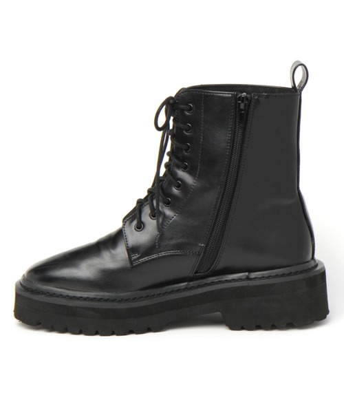 PBLIM(ページボーイリム)の「【PAGEBOYLIM】レースアップブーツ(ブーツ・レディース・ブラック・MEDIUM/LARGE)」の7枚目の写真