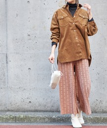 【ZOZO限定】ジャガード編みニットパンツ