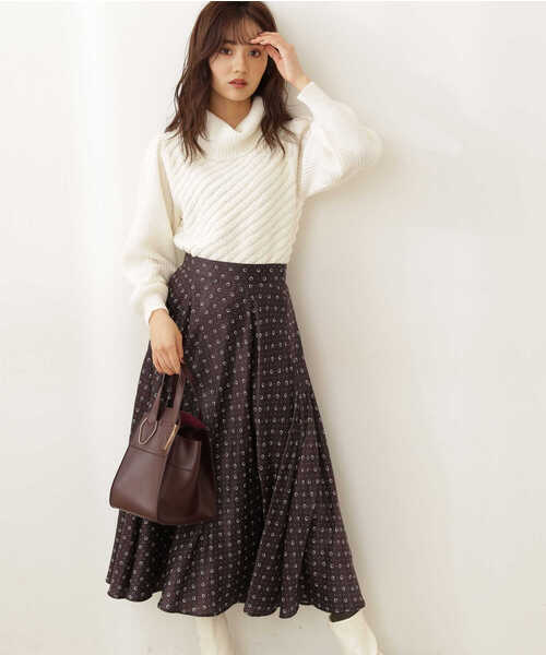 PROPORTION BODY DRESSING(プロポーションボディドレッシング)の「パイルニットプルオーバー / 1211270113(ニット/セーター・レディース・パープル/ホワイト系その他・FREE)」の17枚目の写真