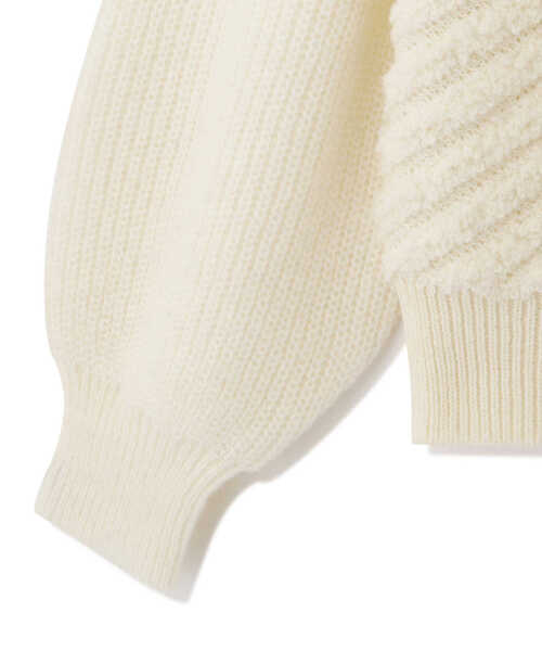 PROPORTION BODY DRESSING(プロポーションボディドレッシング)の「パイルニットプルオーバー / 1211270113(ニット/セーター・レディース・パープル/ホワイト系その他・FREE)」の21枚目の写真