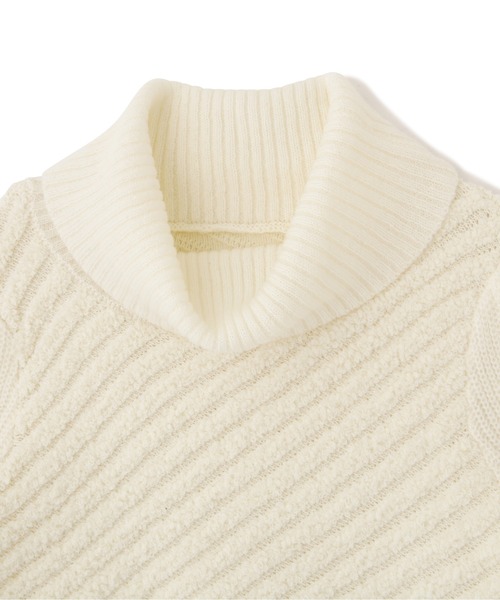 PROPORTION BODY DRESSING(プロポーションボディドレッシング)の「パイルニットプルオーバー / 1211270113(ニット/セーター・レディース・パープル/ホワイト系その他・FREE)」の8枚目の写真