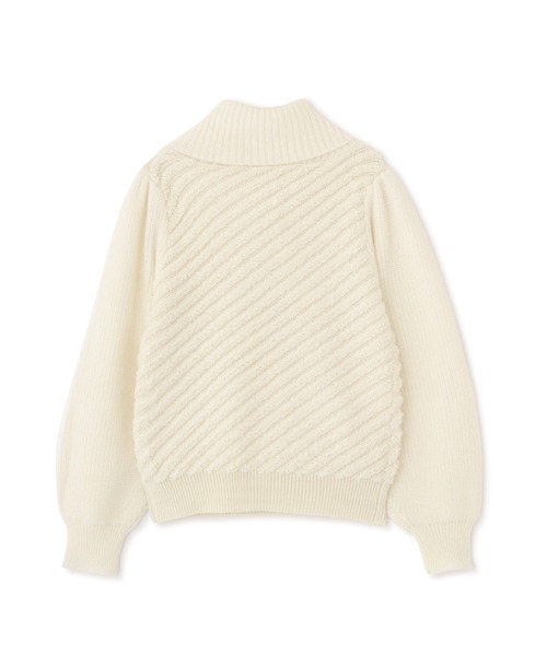 PROPORTION BODY DRESSING(プロポーションボディドレッシング)の「パイルニットプルオーバー / 1211270113(ニット/セーター・レディース・パープル/ホワイト系その他・FREE)」の5枚目の写真