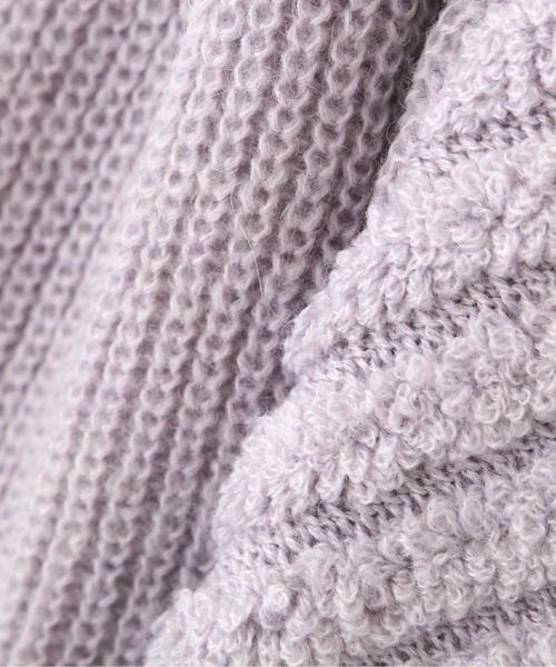 PROPORTION BODY DRESSING(プロポーションボディドレッシング)の「パイルニットプルオーバー / 1211270113(ニット/セーター・レディース・パープル/ホワイト系その他・FREE)」の11枚目の写真