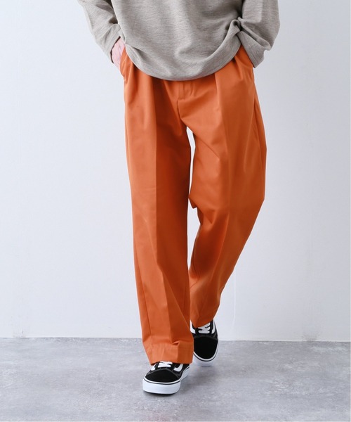 ジャーナルスタンダードラックス　トリップウールパンツ オレンジ ジャーナルスタンダードラックス☆トリップウールパンツ