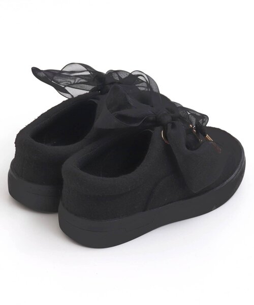 BREEZE（ブリーズ）の「2WAYリボンシューレーススリッポン（スリッポン・キッズ・ブラック/グレー・17/15 /16/14/19/18）」の7枚目の写真