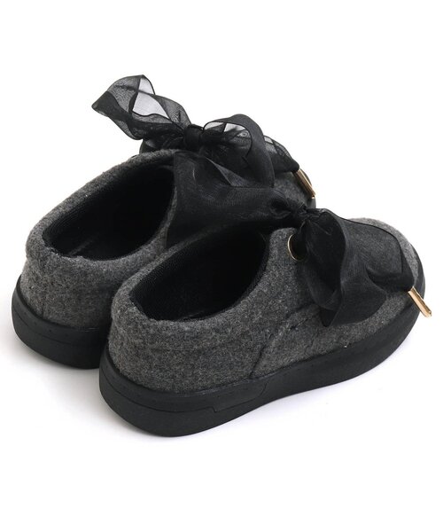 BREEZE（ブリーズ）の「2WAYリボンシューレーススリッポン（スリッポン・キッズ・ブラック/グレー・17/15 /16/14/19/18）」の8枚目の写真