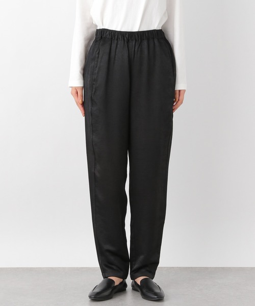 LEPSIM(レプシィム)の「サテンイージーパンツ 216719(その他パンツ・レディース・ブラック/ブラウン・LARGE/MEDIUM)」の6枚目の写真